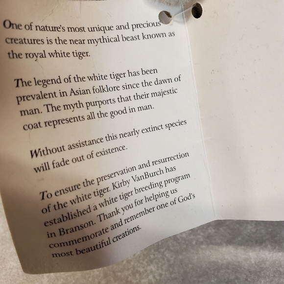 🐯🦒 NWT White Tiger & Giraffe Stuffed animal set - Picture 6 of 16